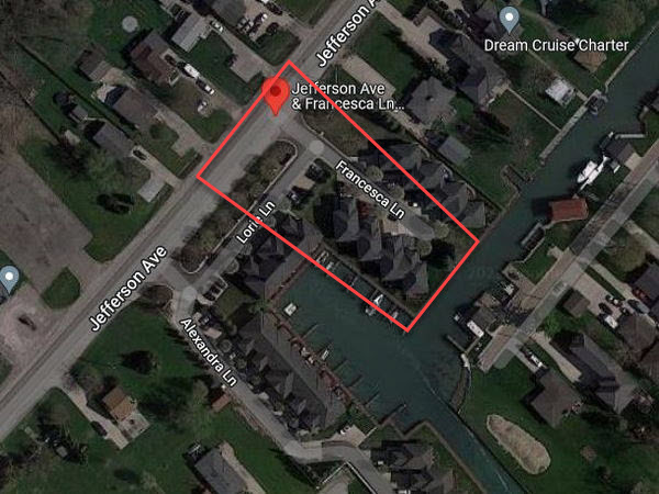 Shipping Channel (Brownies on the Bay) - Current Aerial Now Houses (newer photo)